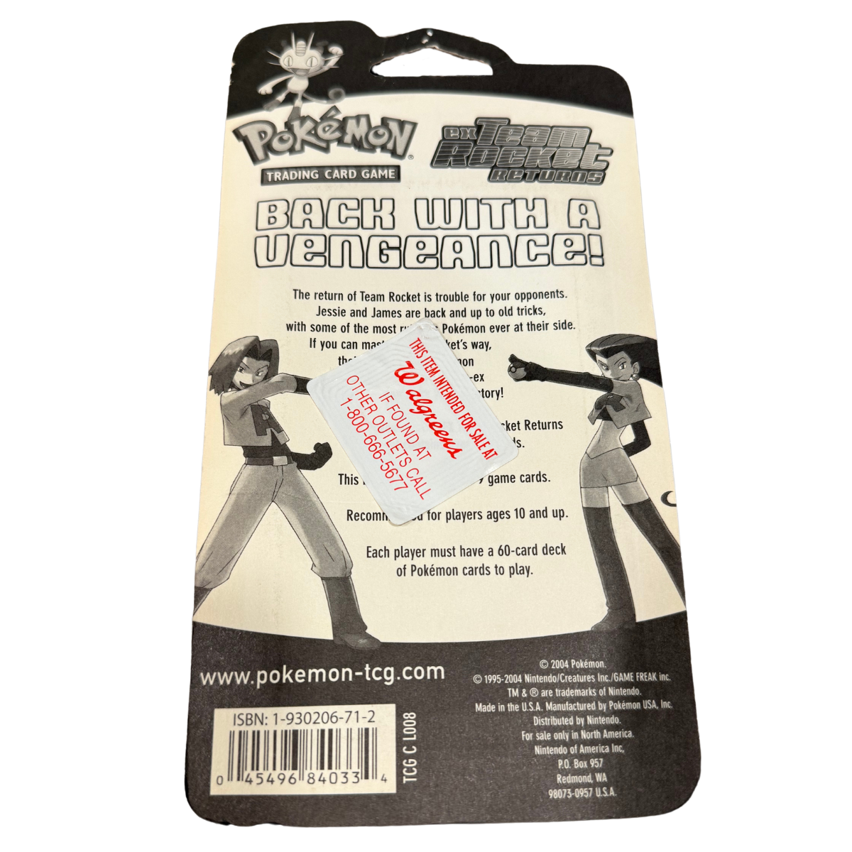EX Team Rocket Returns Vintage Blister