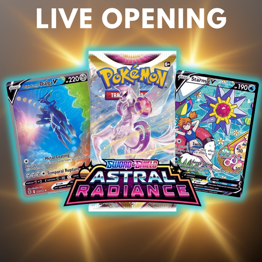 Astral Radiance English Booster Pack Tiktok Live Opening