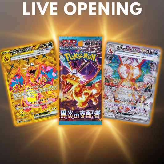 Ruler of the Black Flame Japanese Booster Pack Tiktok Live Opening