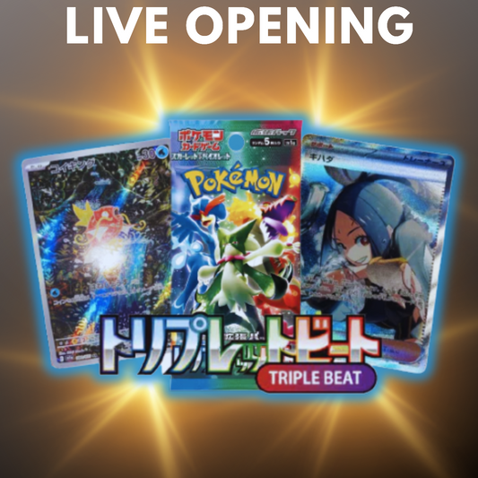 Triple Beat Japanese Booster Pack Tiktok Live Opening