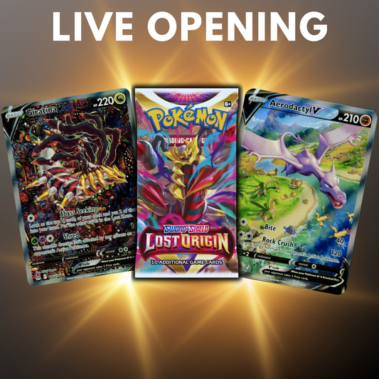 Lost Origins English Booster Pack Tiktok Live Opening