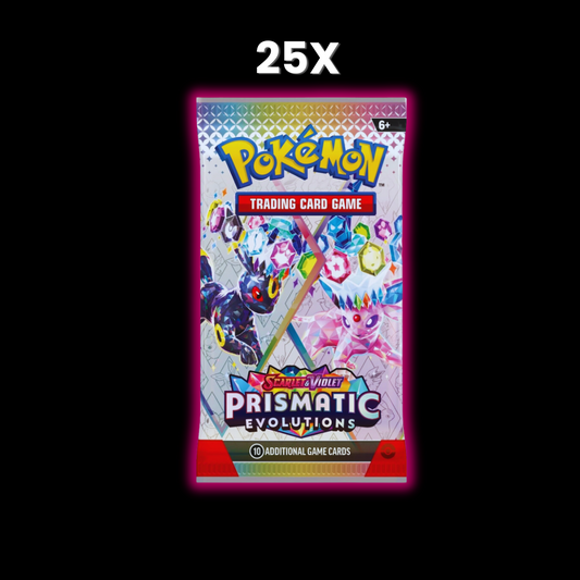 25x Prismatic Evolutions Booster Packs