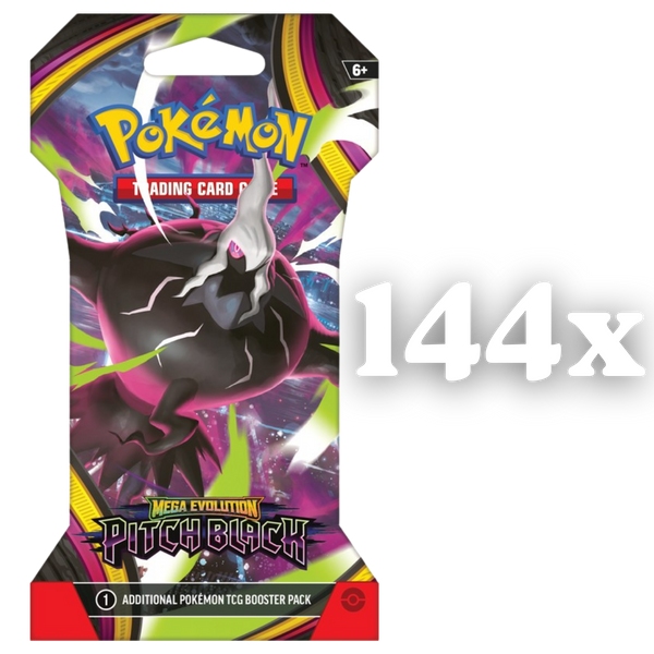 Pitch Black Sleeved Blister Case 144ct Pre-Order