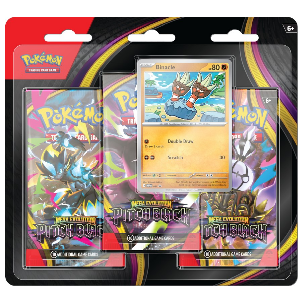 Pitch Black 3-Pack Blister (50% OFF)