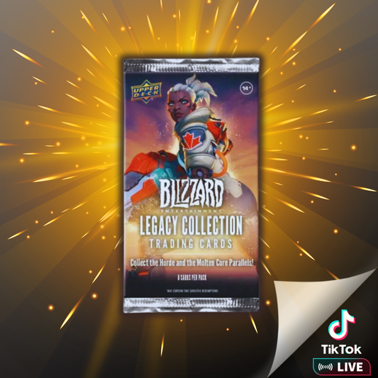 Blizzard Legacy Collection Booster Pack Tiktok Live Opening