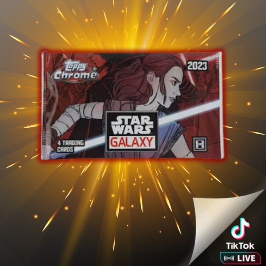 Star Wars Galaxy Chrome Booster Pack Tiktok Live Opening