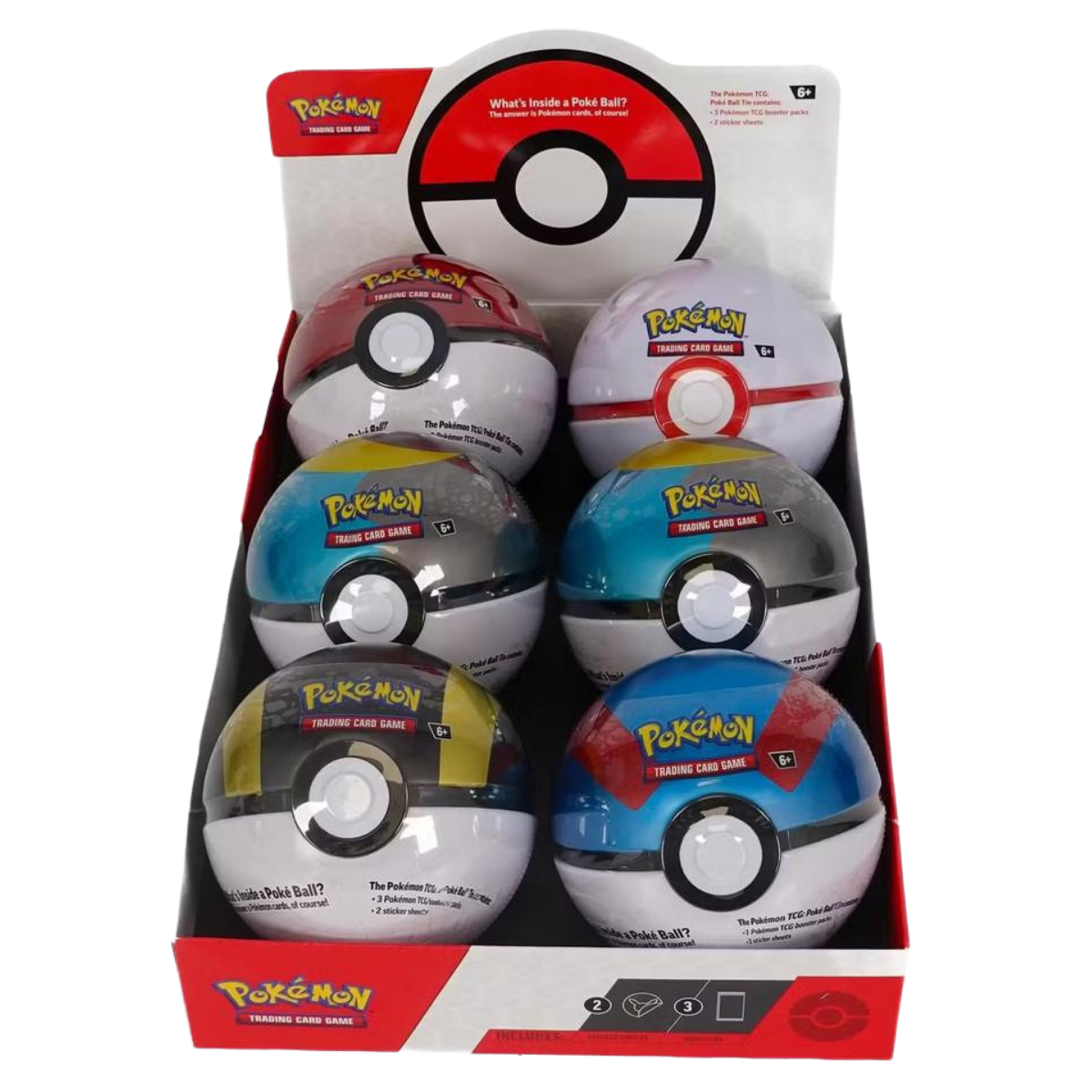 pokemon tcg pokeball cards Pokemon Pokeball Tin Case Q4 2024 – PokeKingShop